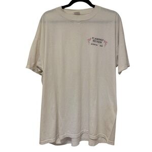 Vintage Flamingo‎ Reunion Bermuda 1998 Graphic Tee Fruit of the Loom BEST XL